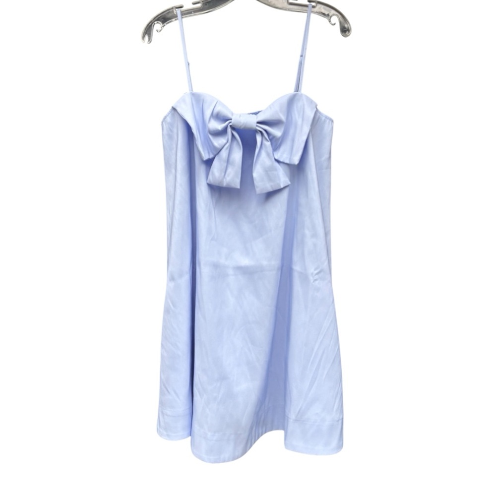 NWT Light Blue Bow Shift Dress Sz S